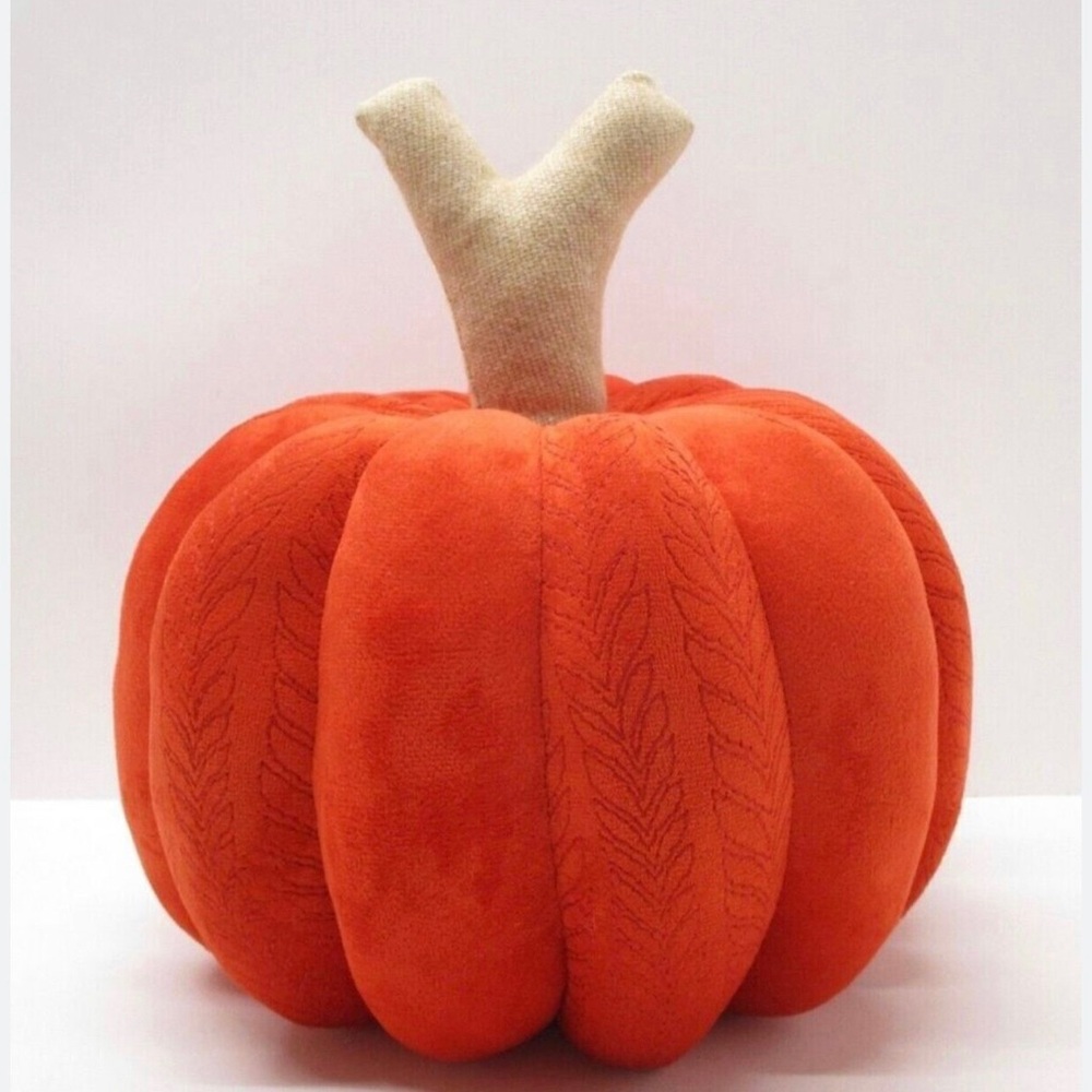 Pumpkin Shaped Velvet Accent Pillow Orange - Opalhouse™ designed with Jungalow